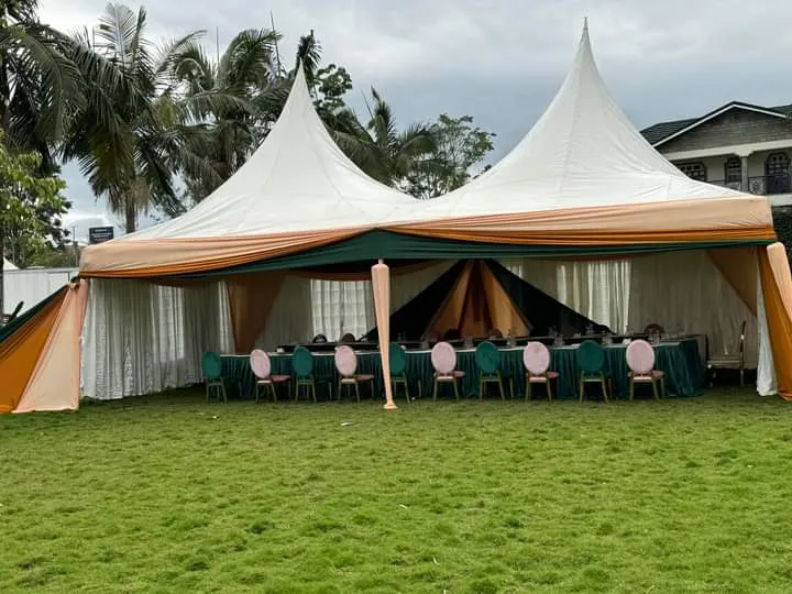 100 Sitter Tent 17x34ft - Draped